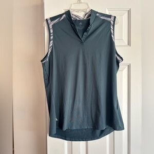 Adidas Sleeveless Gray Golf Top